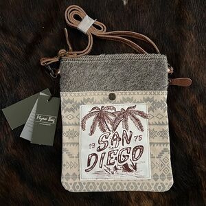 NWT San Diego crossbody canvas bag